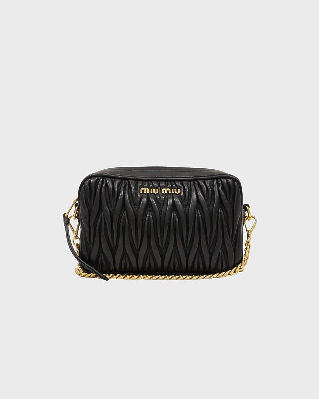 miu miu マテラッセチェーンショルダーバッグ | Hedy