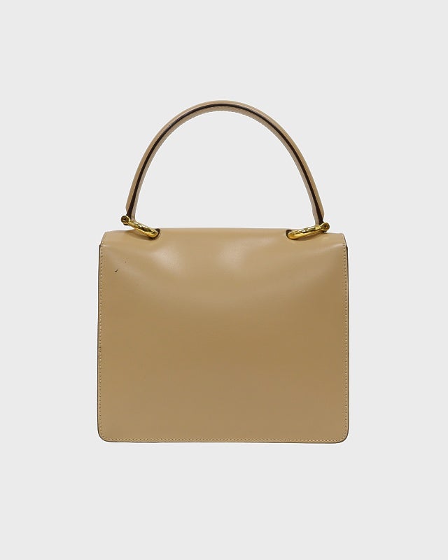 CELINE ガンチーニ金具Wフラップハンドバッグ | Hedy