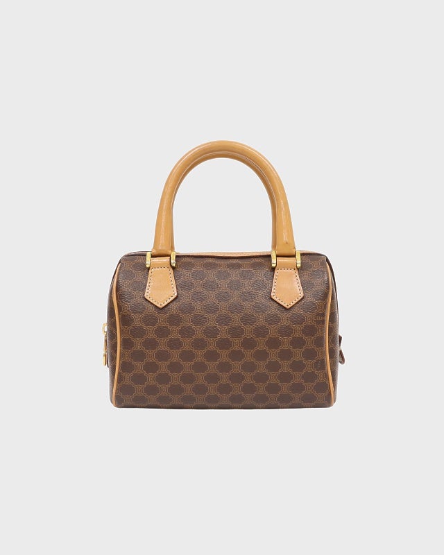 CELINE マカダム柄ミニボストンバッグ | Hedy