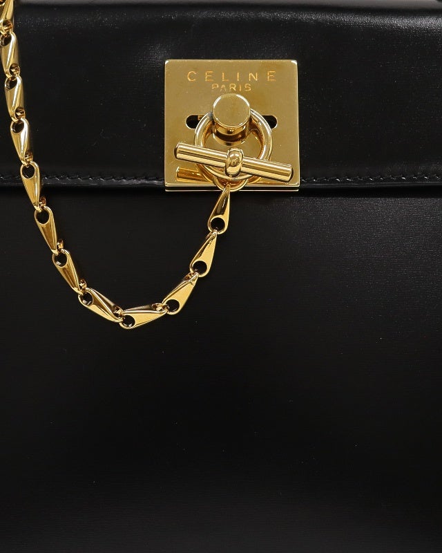 CELINE ガンチーニ金具レザー2Wayバッグ | Hedy