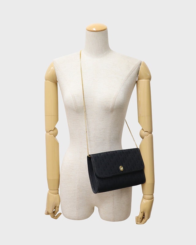 DIOR トロッター柄チェーンショルダーバッグ | Hedy