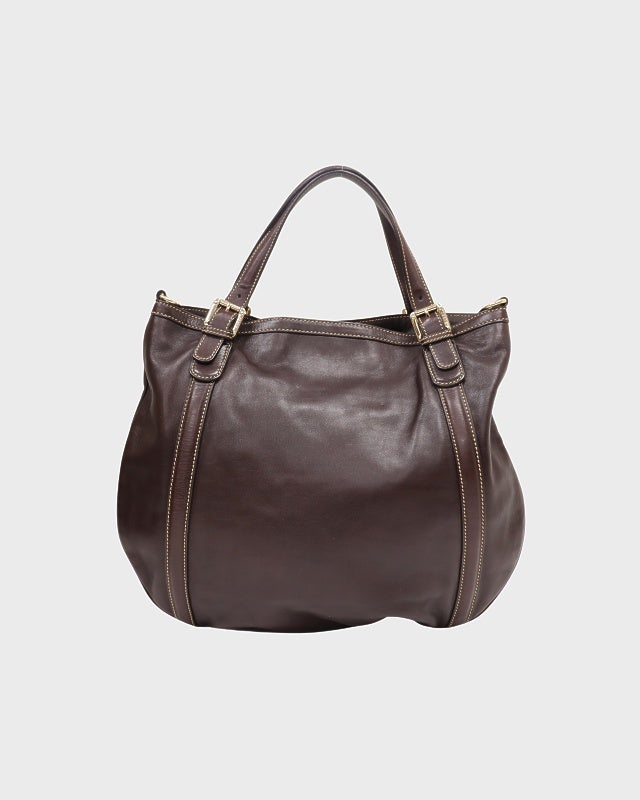 GUCCI ロゴ金具レザー2Wayバッグ | Hedy