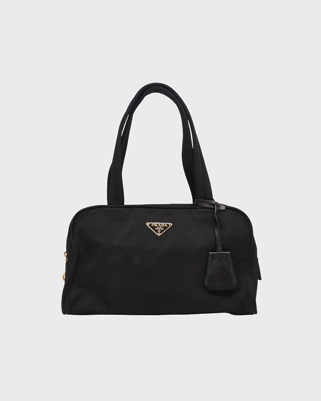 PRADA 三角ロゴ金具ナイロンハンドバッグ | Hedy