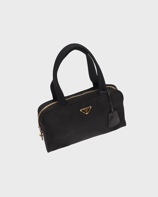 PRADA 三角ロゴ金具ナイロンハンドバッグ | Hedy