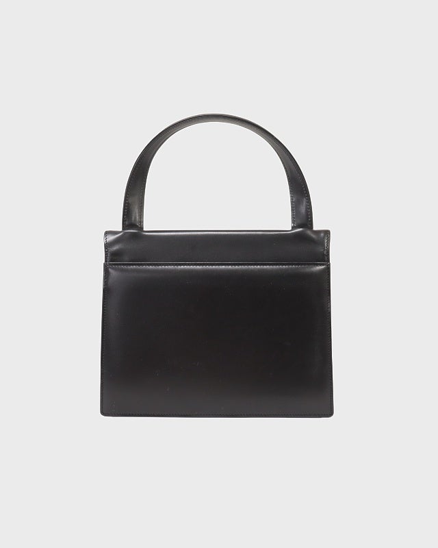 GIVENCHY ロゴ金具レザーハンドバッグ | Hedy