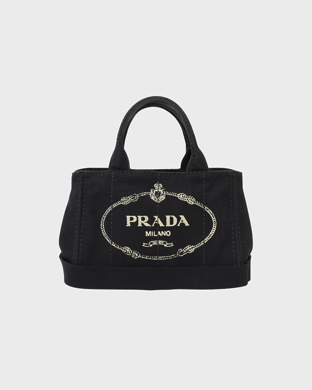PRADA 三角ロゴ金具ナイロンレザートートバッグ | Hedy