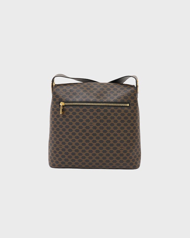 CELINE マカダム柄サークルロゴ金具ワンショルダーバッグ | Hedy