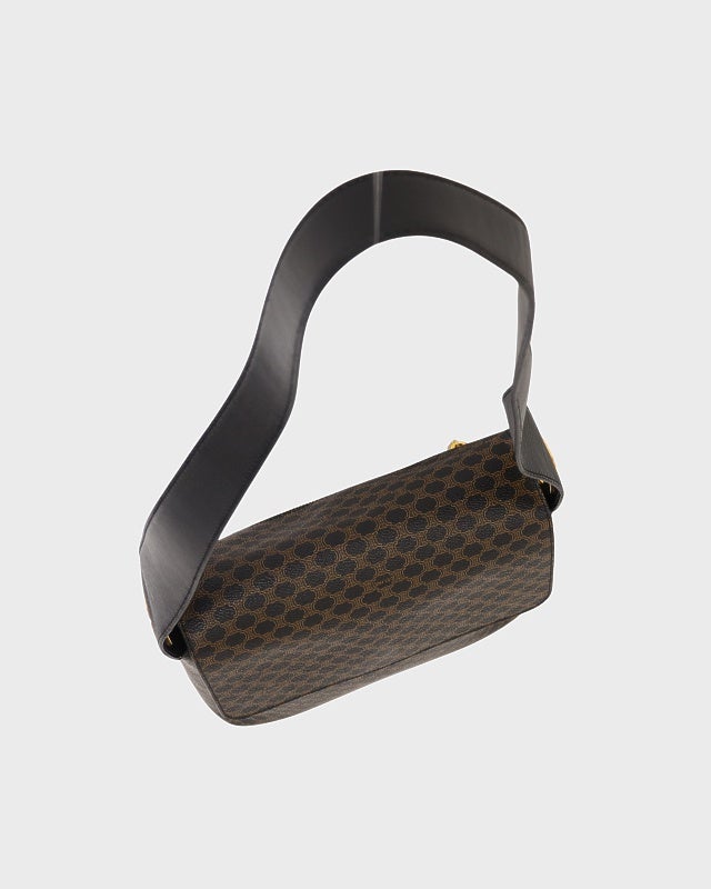 CELINE マカダム柄サークルロゴ金具ワンショルダーバッグ | Hedy