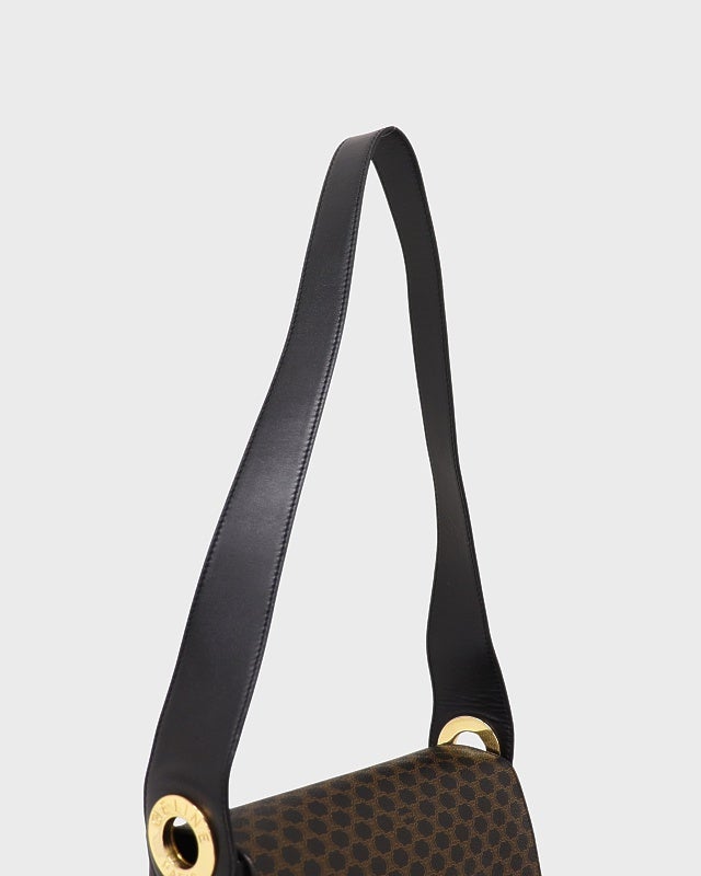 CELINE マカダム柄サークルロゴ金具ワンショルダーバッグ | Hedy