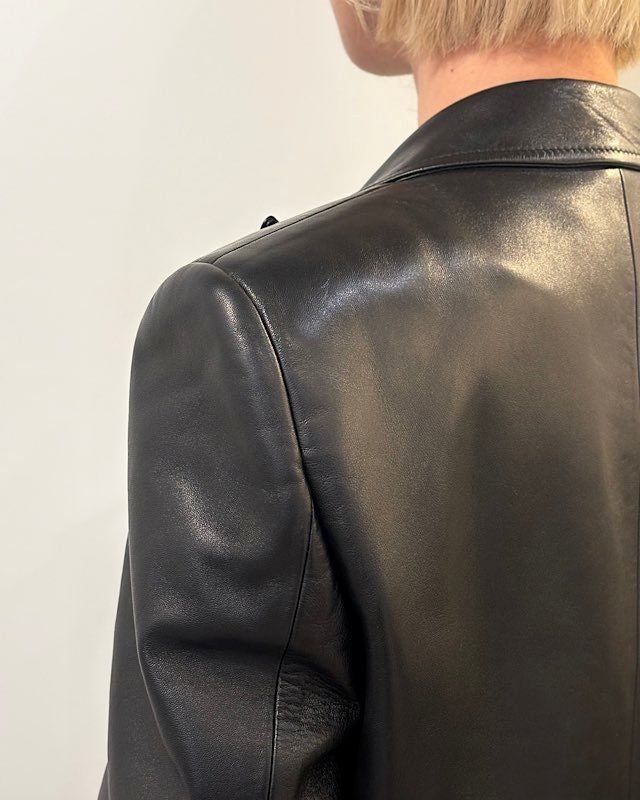 DOLCE&GABBANA 90sラムレザージャケット | Hedy