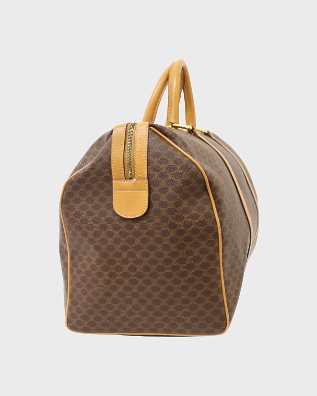 CELINE マカダム柄ブラゾン刻印ボストンバッグ | Hedy