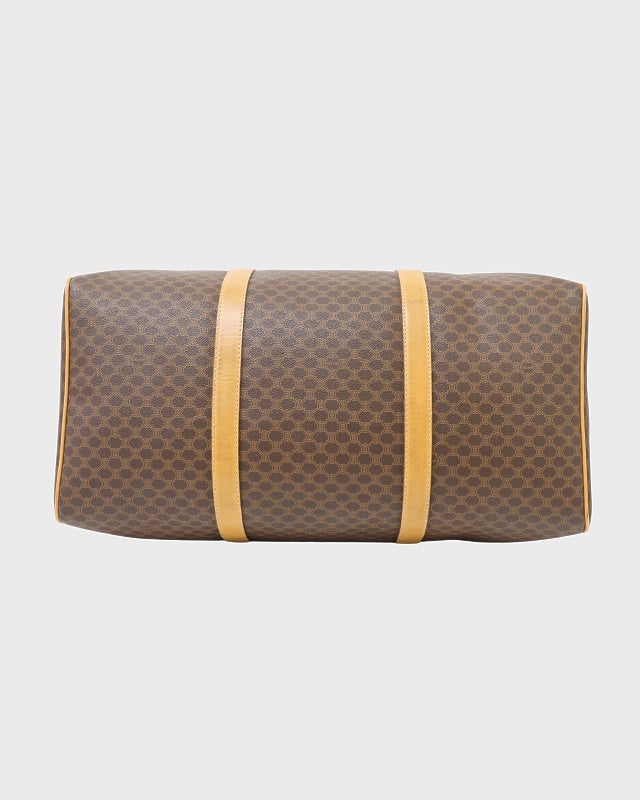 CELINE マカダム柄ブラゾン刻印ボストンバッグ | Hedy