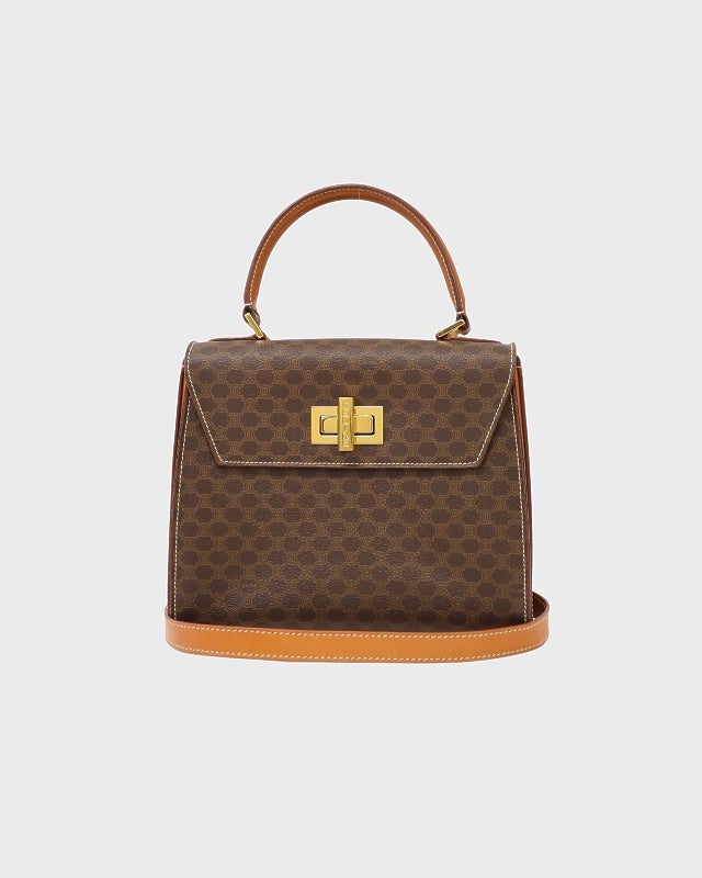 CELINE マカダム柄バニティバッグ | Hedy