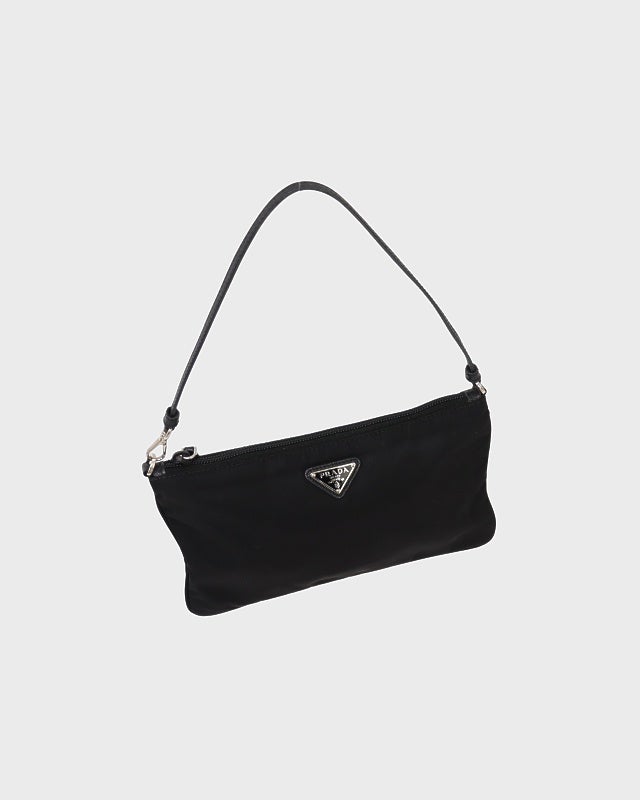PRADA 三角ロゴ金具ナイロンレザーワンショルダーバッグ | Hedy