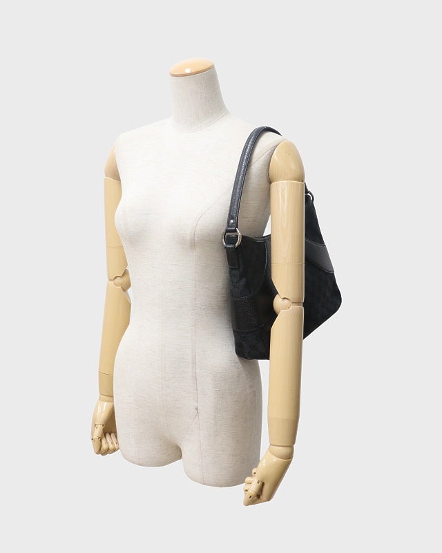 GUCCI GGキャンバスレザーワンショルダーバッグ | Hedy