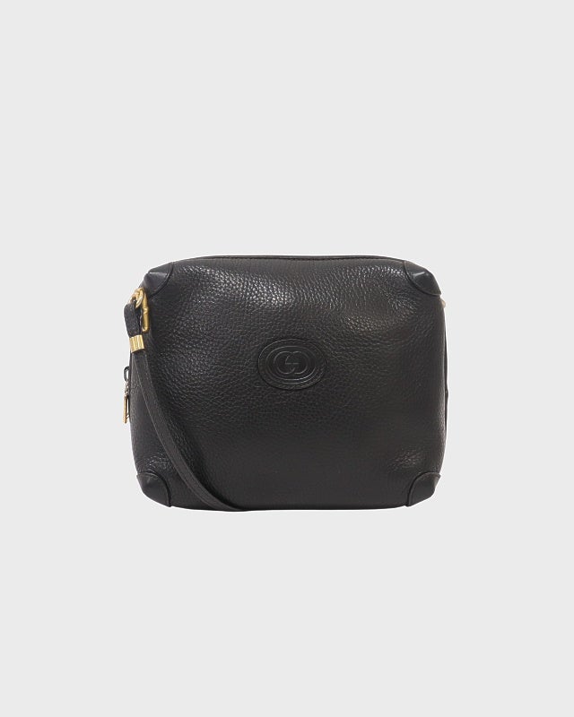 GUCCI ロゴレザーショルダーバッグ | Hedy