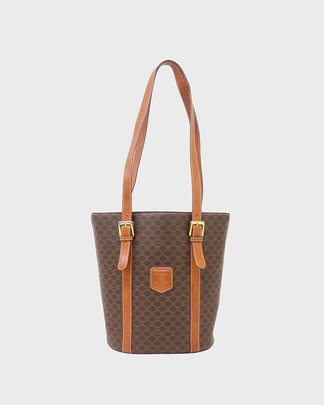 CELINE マカダム柄ブラゾン刻印トートバッグ | Hedy