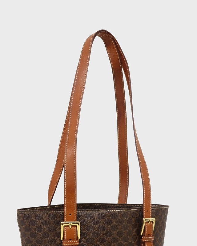 CELINE マカダム柄ブラゾン刻印トートバッグ | Hedy