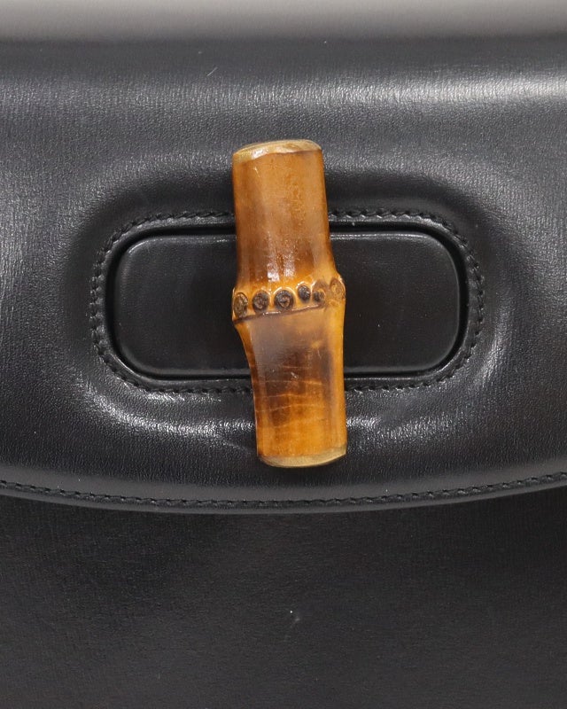 GUCCI バンブーターンロックハンドバッグ | Hedy
