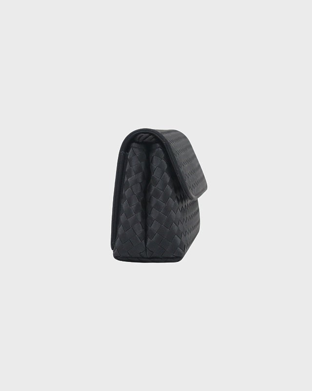 BOTTEGA VENETA イントレチャートサテンミニショルダーバッグ | Hedy