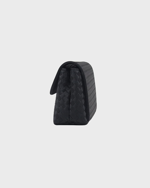 BOTTEGA VENETA イントレチャートサテンミニショルダーバッグ | Hedy