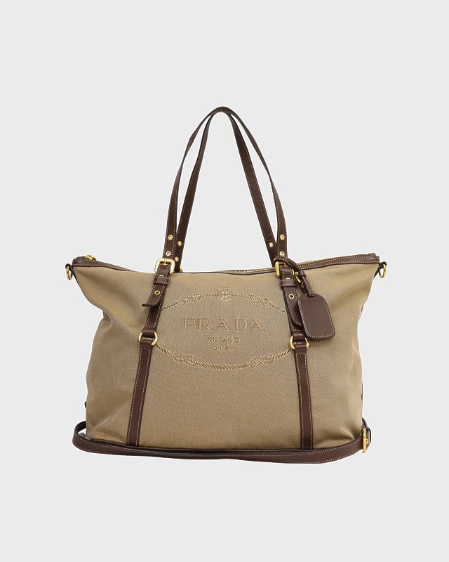 PRADA ロゴジャガード2Wayトートバッグ | Hedy