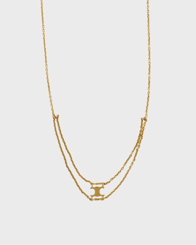 CELINE トリオンフサスペンダーネックレス | Hedy