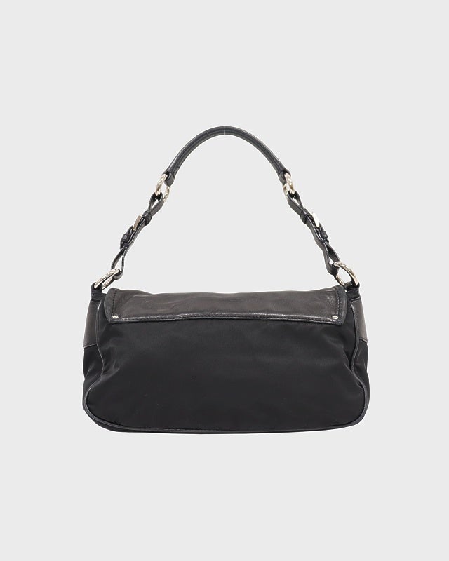 PRADA 三角ロゴ金具ナイロンレザーワンショルダーバッグ | Hedy