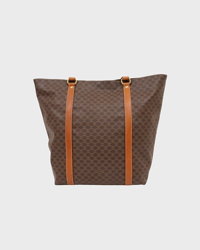 CELINE マカダム柄ブラゾン刻印トートバッグ | Hedy