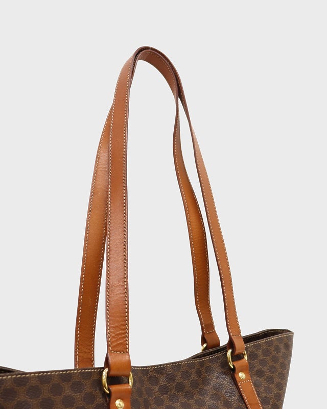 CELINE マカダム柄ブラゾン刻印トートバッグ | Hedy