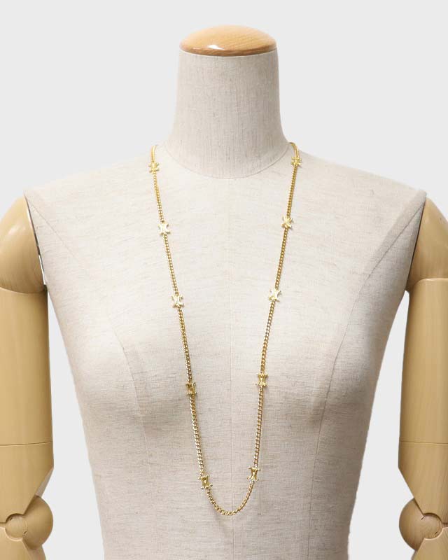 CELINE トリオンフロングチェーンネックレス | Hedy