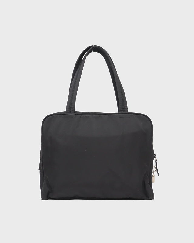 PRADA 三角ロゴ金具ナイロンハンドバッグ | Hedy