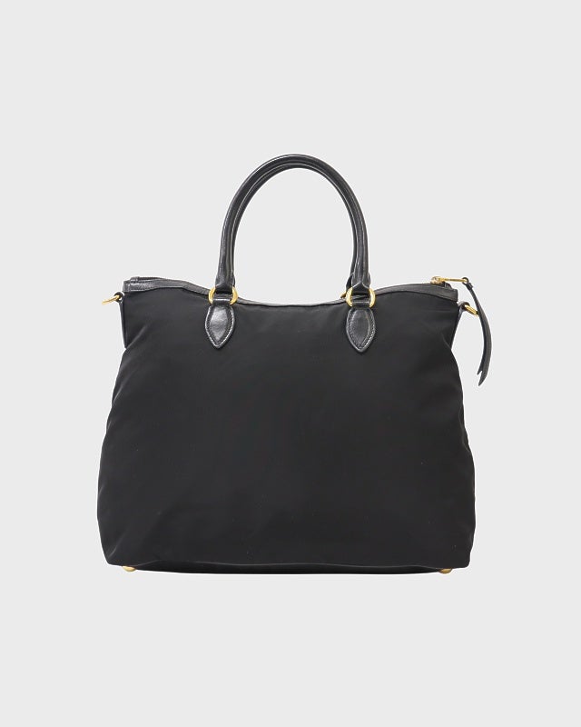 PRADA ロゴ金具ナイロンレザー2Wayバッグ | Hedy