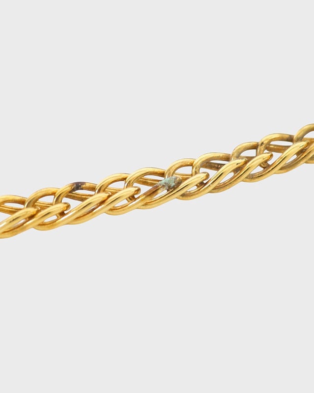 【美品】Cartierシルク製チェーンショルダー 極美品】CARTIER チェーンパターン スカーフ シルク100% フランス製