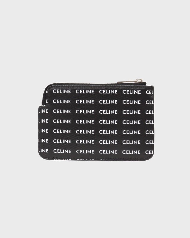 CELINE ロゴレザージップコインケース | Hedy