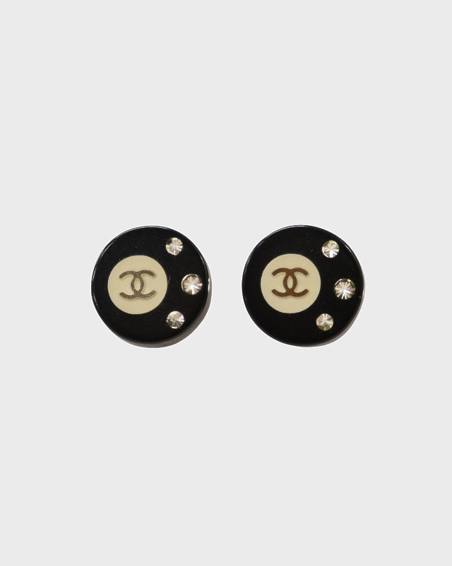 CHANEL オパールカラー　ラウンドピアス CHANEL COCOラウンドピアス | Hedy