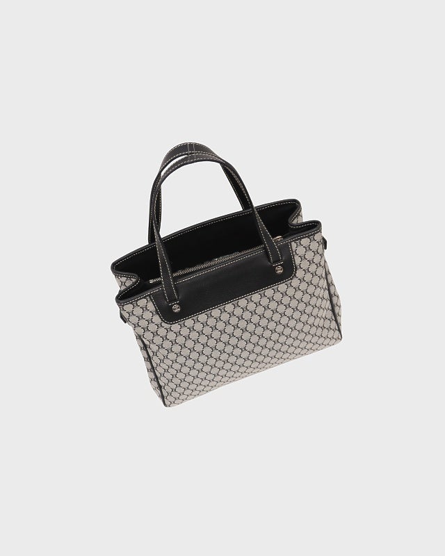 CELINE マカダム柄キャンバスハンドバッグ | Hedy