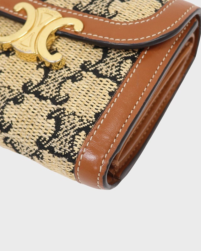 CELINE スモール フラップウォレット トリオンフ | Hedy