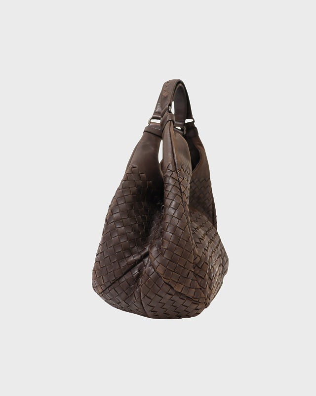 BOTTEGA VENETA イントレチャートカンパーナレザーハンドバッグ | Hedy