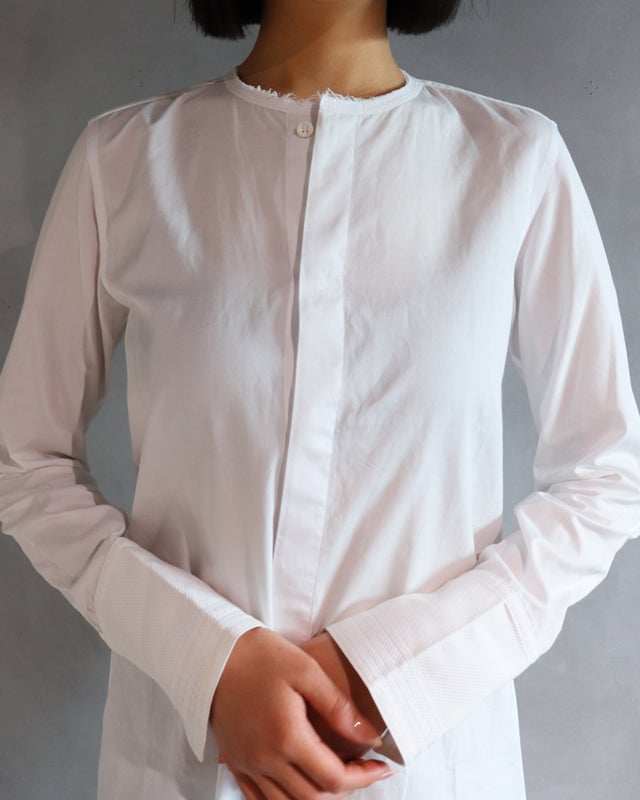 y's 異素材ポケット　ロングシャツ Y's2000 異素材コンビロングシャツ | Hedy