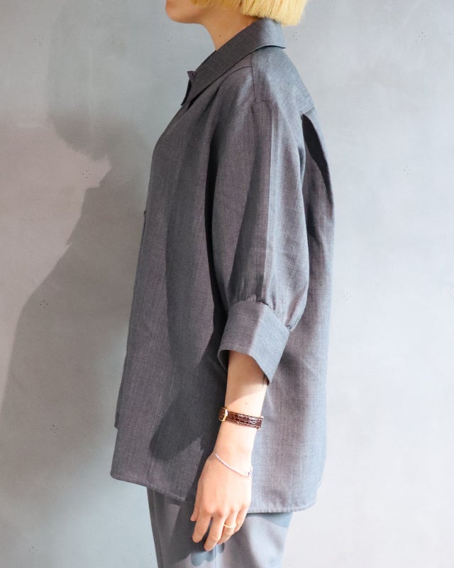 JIL SANDER 2025 ウールブレンドシャツ | Hedy