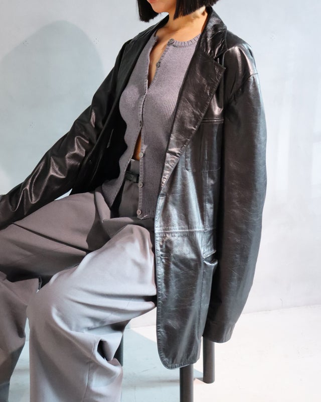 JIL SANDER ラムナッパレザージャケット | Hedy