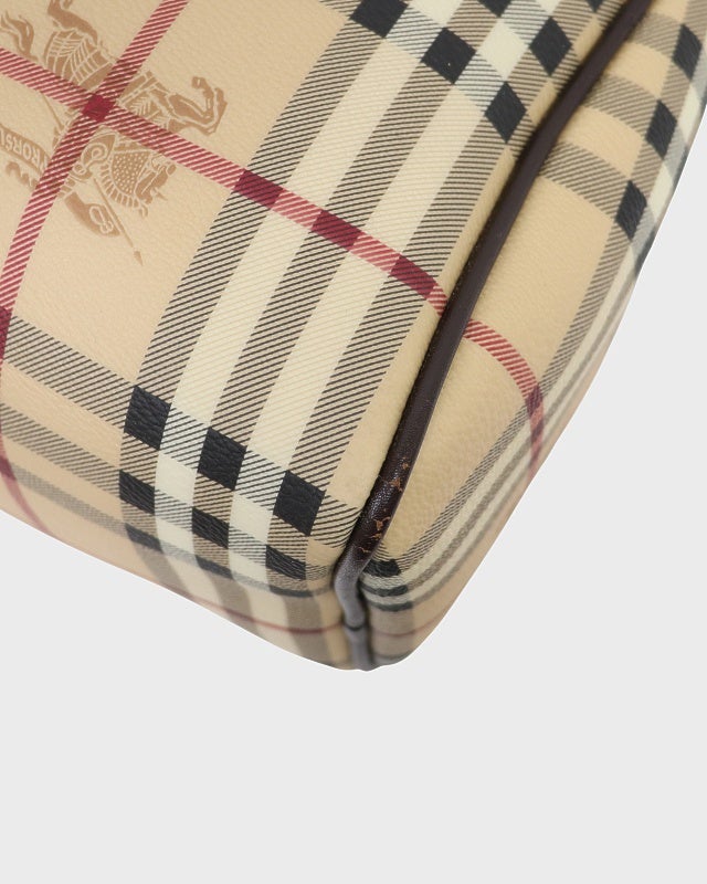 BURBERRY チェック柄ボストンバッグ | Hedy