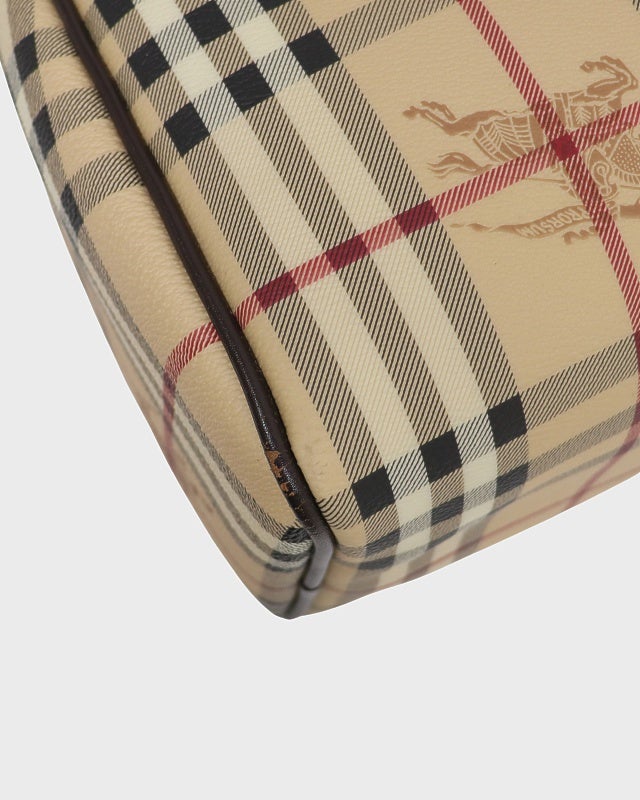 BURBERRY チェック柄ボストンバッグ | Hedy