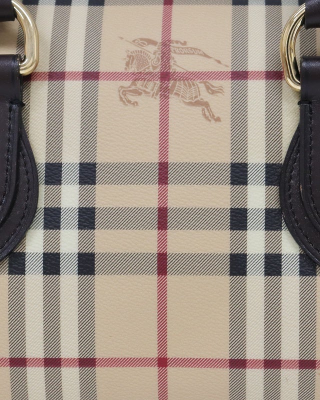 BURBERRY チェック柄ボストンバッグ | Hedy