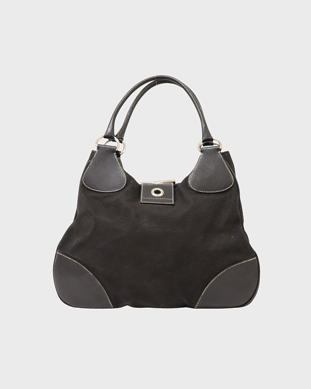 PRADA ロゴエンボスレザーショルダーバッグ | Hedy