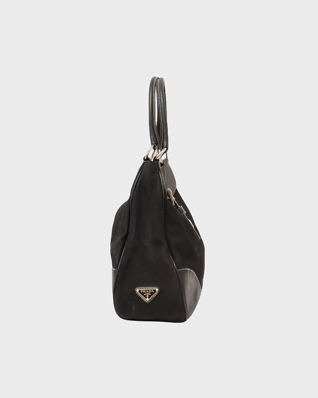 PRADA プラダ ロゴ エンボス 刻印 レザー 本革 ショルダー 31859 プラダ PRADA ☆ロゴエンボスレザーショルダーバッグ- SACCA IN PELLE