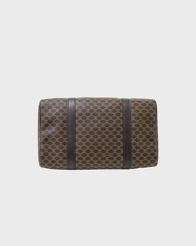 CELINE セリーヌ マカダム柄　ブラゾン　刻印　ミニ　ボストンバッグ CELINE マカダム柄ブラゾン刻印ボストンバッグ | Hedy