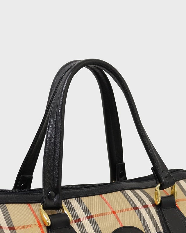 BURBERRY GOLF ボストンバッグ チェック柄 BURBERRY チェック柄ボストンバッグ | Hedy