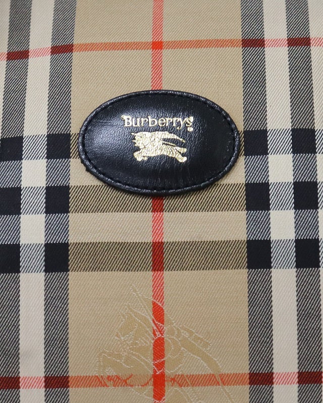 BURBERRY チェック柄ボストンバッグ | Hedy